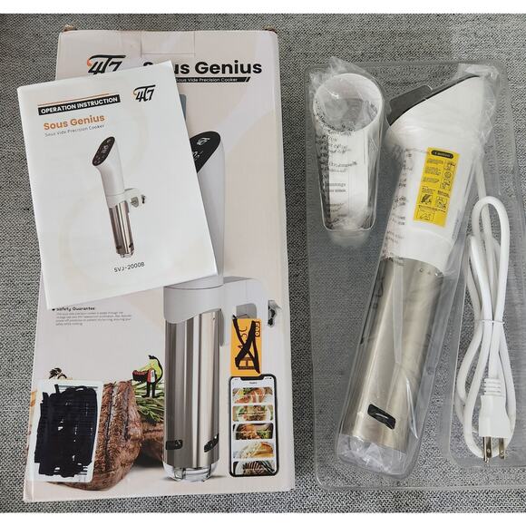 4T7 Sous Vide Precision Cooker 1100W WiFi App Control Immersion Circulator - Picture 2 of 11
